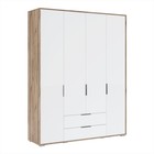 Шкаф четырёхдверный «Николь №8», 1811×523×2320 мм, цвет дуб альпийский / белое сияние - Фото 2