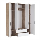 Шкаф четырёхдверный «Николь №8», 1811×523×2320 мм, цвет дуб альпийский / белое сияние - Фото 3