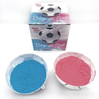 Набор для гендер пати «Футбольный мяч», с краской холи (2 цвета), 15 см - Фото 3