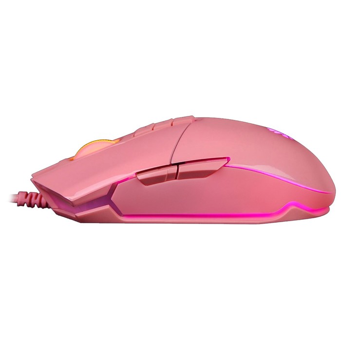 Мышь A4Tech Bloody P91s розовый оптическая (8000dpi) USB (8but) - фото 51347638