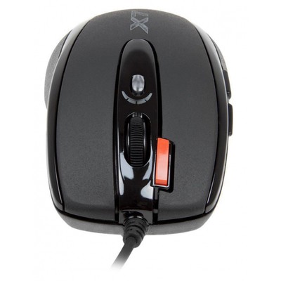 Мышь A4Tech X-718BK черный оптическая (3000dpi) USB (6but)