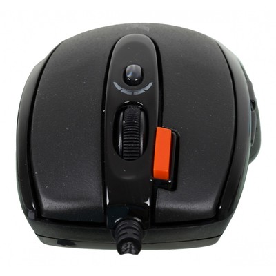 Мышь A4Tech XL-750BK, чёрный, лазерная, 3600 dpi, USB 2.0, 6 but