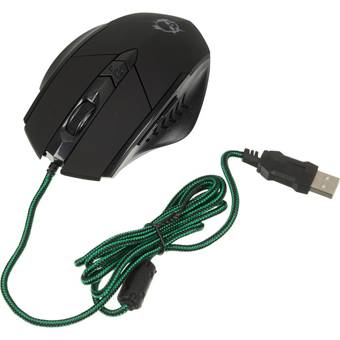 Мышь Оклик 815G INFERNO черный оптическая (2400dpi) USB (6but) - фото 51347973