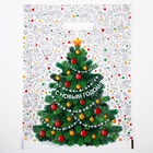 Пакет новогодний «Каникулы», полиэтиленовый с вырубной ручкой, 31×40 см - Фото 2