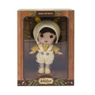 Кукла Baby Cute, в шапке с желтыми ушками, 18 см - фото 110598911
