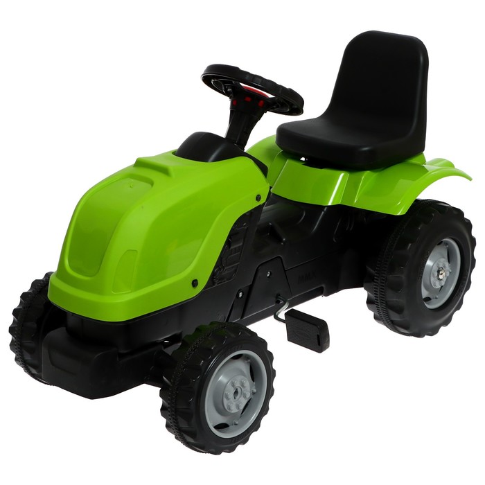 Трактор на педалях, с прицепом, цвет зелёный - Фото 1