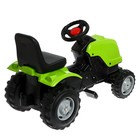 Трактор на педалях, с прицепом, цвет зелёный - Фото 3