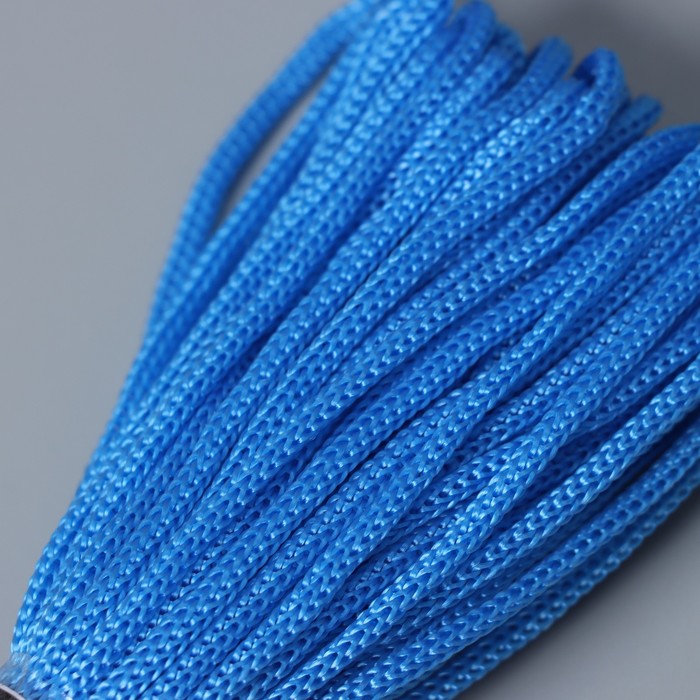 Шнур бытовой «Помощница», d=3 мм, 20 м, цвет синий