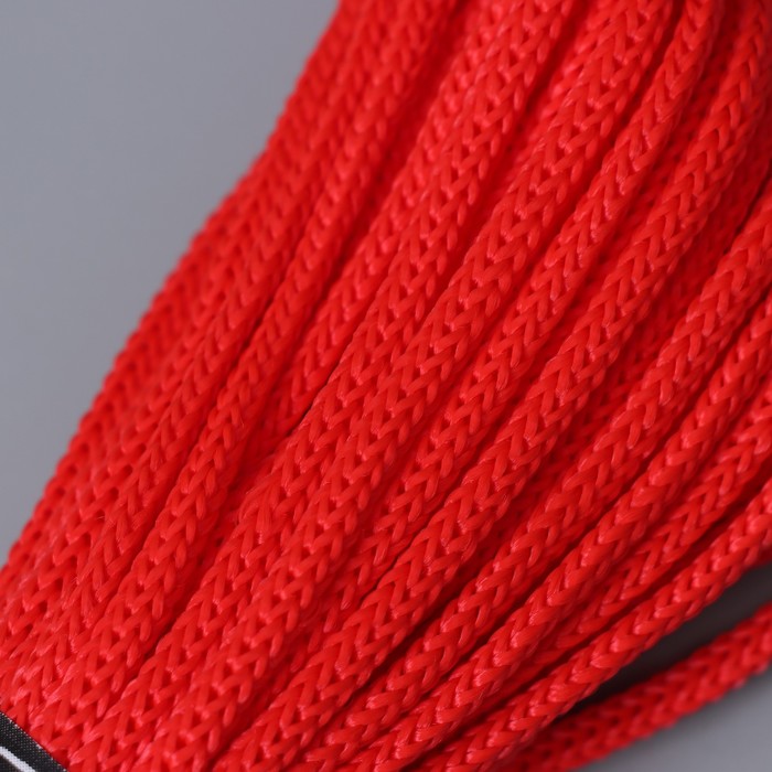 Шнур бытовой «Помощница», d=5 мм, 20 м, цвет красный