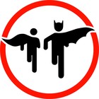 Знак декоративный (постер) "Бэтмен и Робин" 32х32 см, пластик - фото 320063727