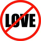 Знак декоративный (постер) "Любовь" 32х32 см, пластик - фото 19916041