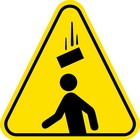 Знак декоративный (постер) "Кирпич над головой" 30х27 см, пластик - фото 23599096
