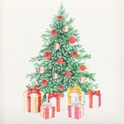 Коробка для кондитерских изделий с PVC крышкой «Ёлочка», 15 ? 15 ? 3 см (комплект 5 шт) - фото 22930007