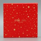 Коробка для кондитерских изделий с PVC крышкой «Ёлочка», 15 ? 15 ? 3 см (комплект 5 шт) - фото 22930008