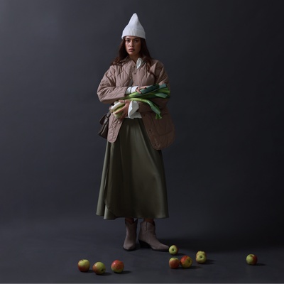 Куртка стеганая MIST р.44, бежевый