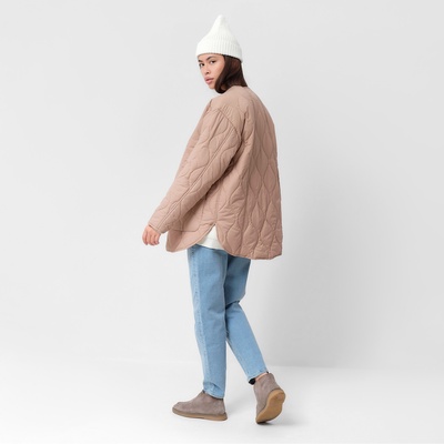 Куртка стеганая MIST р.44, бежевый