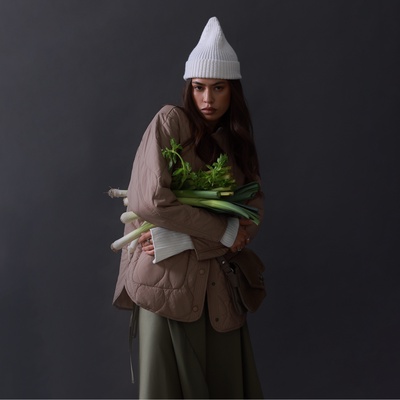 Куртка стеганая MIST р.44, бежевый