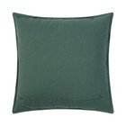 Подушка Этель, 45х45+1 см, тёмно-зелёный, 100% хлопок - Фото 4