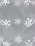 Коробка подарочная новогодняя складная ПВХ «Снежинки» 11×11×11 см - Фото 2