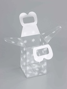 Коробка подарочная новогодняя складная ПВХ «Снежинки» 12×7×7 см - Фото 4