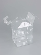 Коробка подарочная новогодняя складная ПВХ «Праздничное настроение» 12×12×15 см - Фото 4