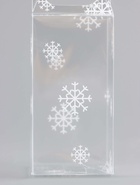 Коробка подарочная новогодняя складная ПВХ «Праздничное настроение» 4×4×8 см - Фото 2