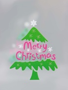 Коробка подарочная новогодняя складная ПВХ «Веселый Дед Мороз» 12×12×15 см - Фото 2