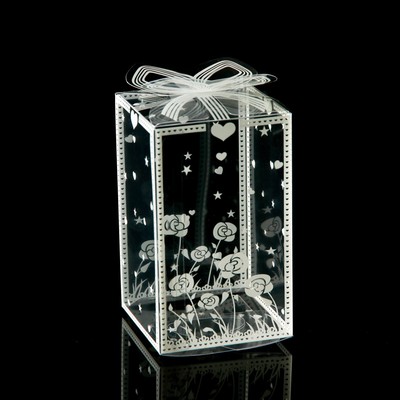 Складная прозрачная коробка из PVC, для упаковки подарков, «Весеннее настроение», 6×6×10 см