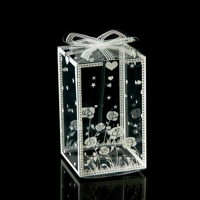 Складная прозрачная коробка из PVC, для упаковки подарков, «Весеннее настроение», 6×6×10 см - Фото 1