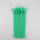 Молния потайная, №3, неразъёмная, потайная, замок автомат, 18 см, цвет зелёный, цена за 1 штуку - Фото 3