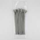 Молния потайная, №3, неразъёмная, потайная, замок автомат, 18 см, светло-серая - Фото 3