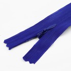 Молния потайная, №3, неразъёмная, потайная, замок автомат, 20 см, цвет электрик, цена за 1 штуку - Фото 2