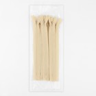 Молния потайная, №3, неразъёмная, потайная, замок автомат, 20 см, цвет слоновая кость, цена за 1 штуку - Фото 3