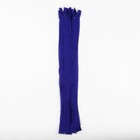 Молния потайная, №3, неразъёмная, потайная, замок автомат, 50 см, цвет электрик - Фото 3