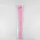 Молния потайная, №3, неразъёмная, потайная, замок автомат, 50 см, цвет розовый - Фото 3