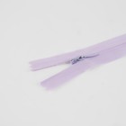 Молния потайная, №3, неразъёмная, потайная, замок автомат, 50 см, цвет сиреневый - Фото 2
