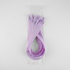 Молния потайная, №3, неразъёмная, потайная, замок автомат, 50 см, цвет сиреневый - Фото 3