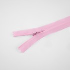 Молния потайная, №3, неразъёмная, потайная, замок автомат, 60 см, цвет розовый, цена за 1 штуку - Фото 2