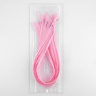 Молния потайная, №3, неразъёмная, потайная, замок автомат, 60 см, цвет розовый, цена за 1 штуку - Фото 3