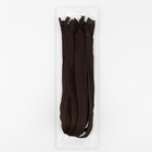 Молния потайная, №3, неразъёмная, потайная, замок автомат, 60 см, цвет коричневый, цена за 1 штуку - Фото 3