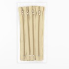 Молния «Спираль», №3, неразъёмная, замок автомат, 18 см, цвет бежевый, цена за 1 штуку - Фото 3