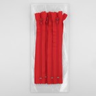 Молния «Спираль», №3, неразъёмная, замок автомат, 18 см, цвет красный, цена за 1 штуку - Фото 3