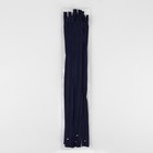 Молния «Спираль», №3, неразъёмная, замок автомат, 40 см, цвет тёмно-синий, цена за 1 штуку - Фото 3