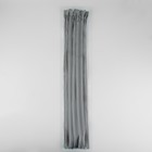 Молния «Спираль», №5, разъёмная, замок автомат, 60 см, цвет светло-серый, цена за 1 штуку - Фото 3