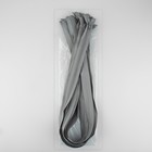 Молния «Спираль», №5, разъёмная, замок автомат, 100 см, цвет светло-серый, цена за 1 штуку - Фото 3