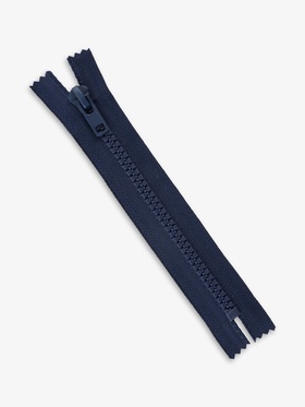 Молния «Трактор», №8, неразъёмная, замок автомат, 18 см, тёмно-синяя (комплект 10 шт)