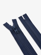 Молния «Трактор», №8, неразъёмная, замок автомат, 18 см, тёмно-синяя - Фото 3