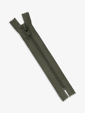 Молния «Трактор», №8, неразъёмная, замок автомат, 18 см, хаки (комплект 10 шт)