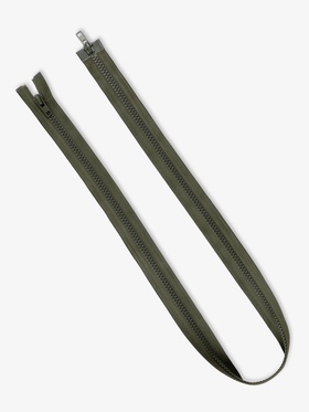 Молния «Трактор», №8, разъёмная, 2 замка, замки автомат, 110 см, хаки (комплект 10 шт)