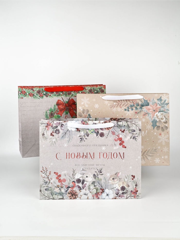 Набор новогодних пакетов «Спешу поздравить»